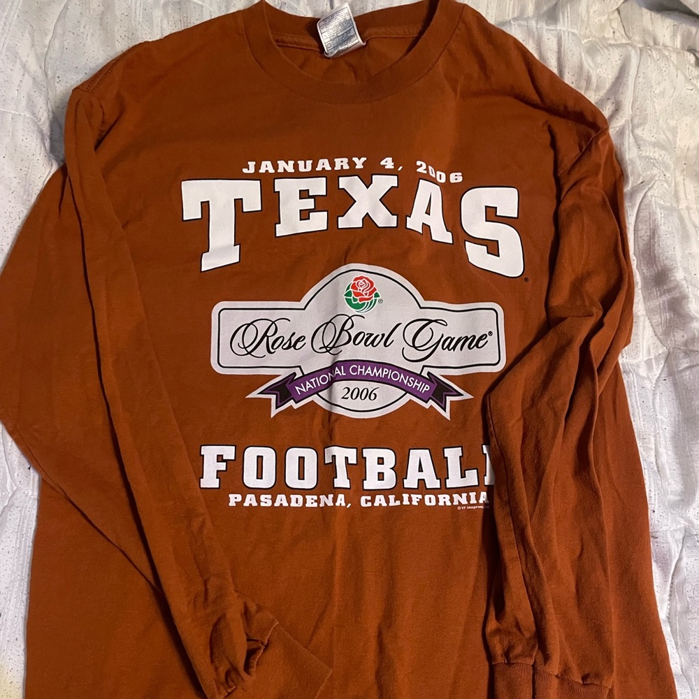 Texas Longhorns 2006 BCS Rose Bowl Long Sleeve T Shirt
